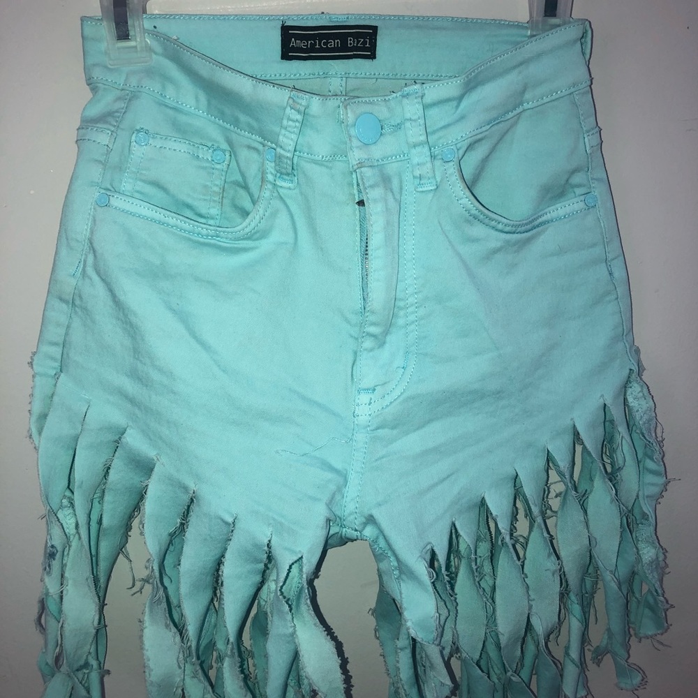 High Waist String Shorts